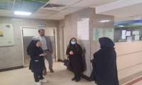 بازدید تیم معاونت بهداشتی از بیمارستان 